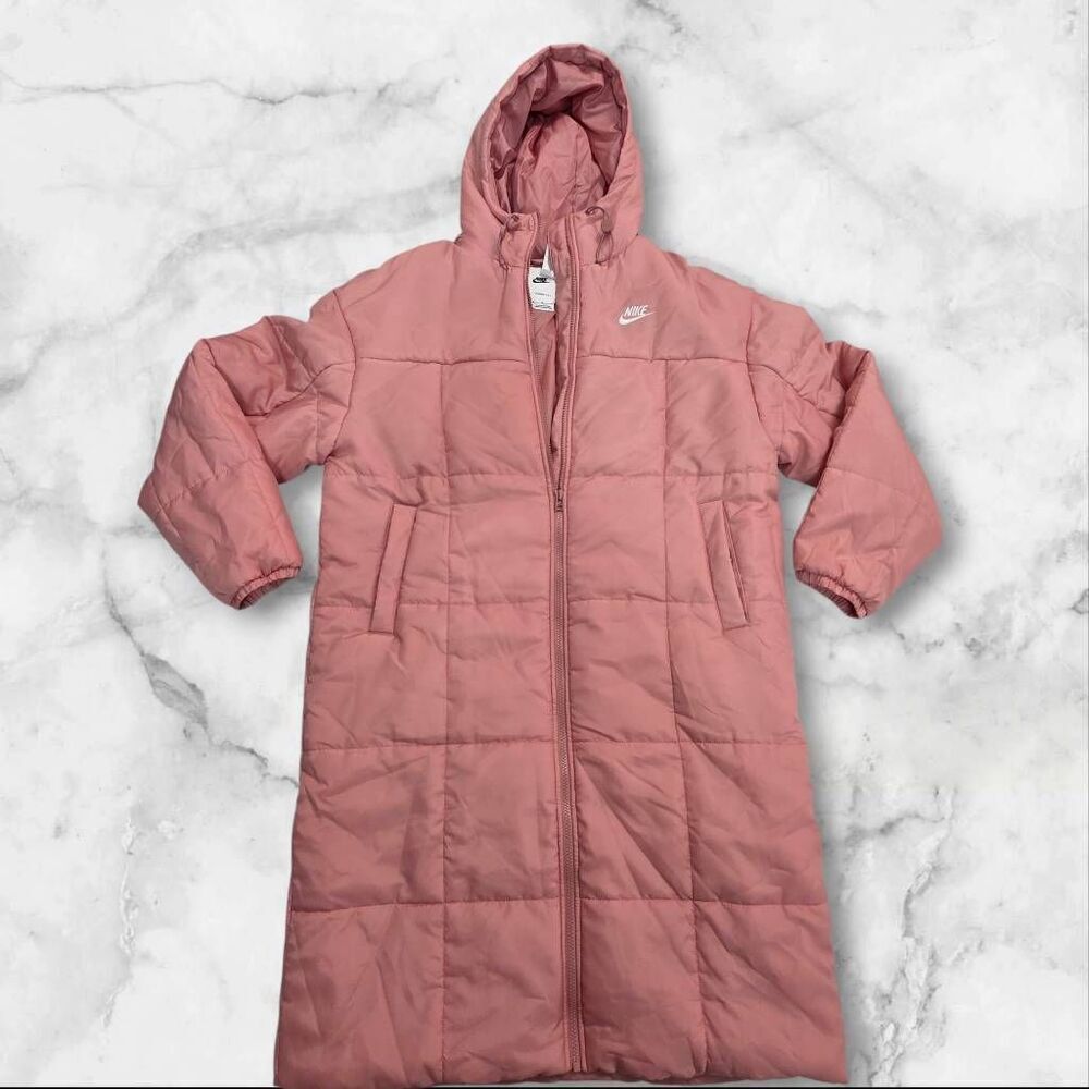 Nike Pink Therma Fit Parka Size Medium - Picture 2 of 6